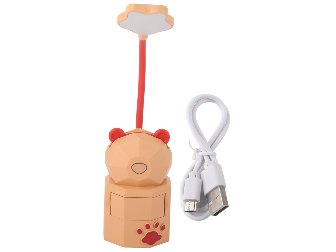 2026 lâmpada de Escritório Led Infantil com Proteção para os Olhos Luz Noturna de Leitura Carregável Usb para Quarto Amarela