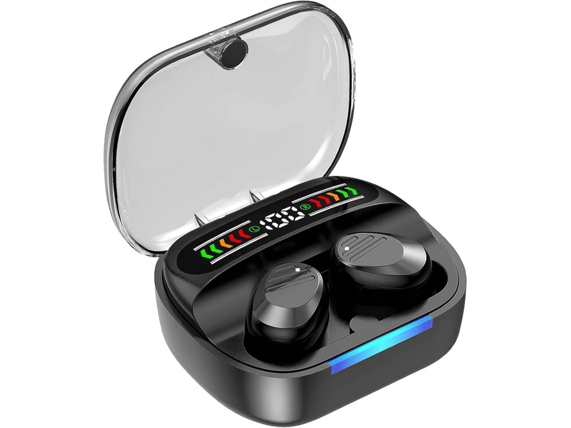 Auscultadores Sem Fios Auscultadores Bluetooth 5.3 No Ouvido Controlo De Toque Hifi Estéreo Redução De Ruído Com Carregamento Rápido Bestvite