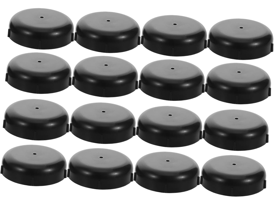 Tehaux Conjunto De 16 Protetores Plástico Para Pés Cadeiras, Antiderrapantes E Redondos, Ideais Para Móveis De Jardim