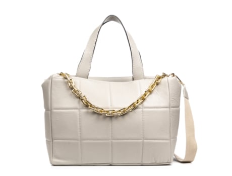 Mala De Ombro De Mulher Firenze Artegiani Anzi Autêntico Acabamento Pele Cinzento (29)