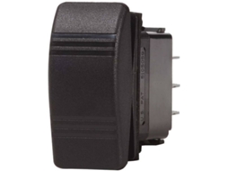Interruptor BLUE SEA Contura Switch Dpst Off/Mom On Preto