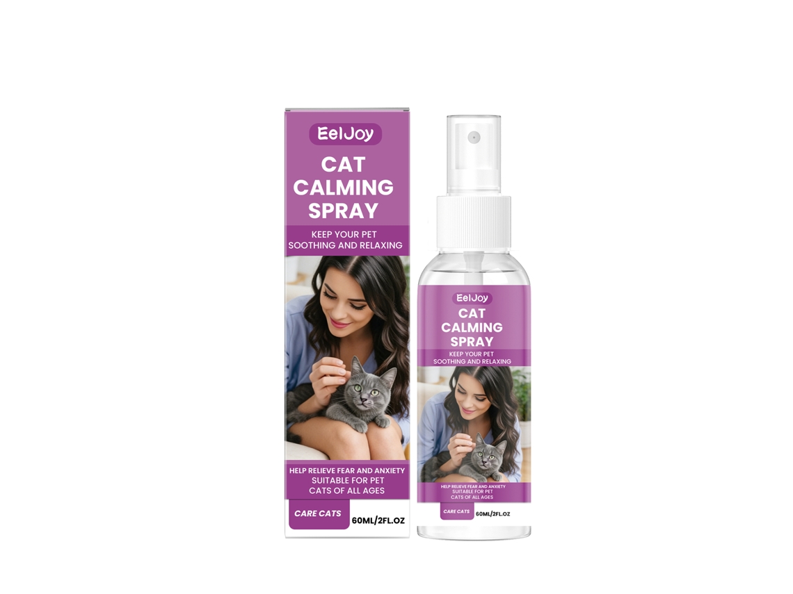 Spray Relaxante para Gatos LAXISCREED Eeljoy, Promove Ambiente Calmo e Tranquilo