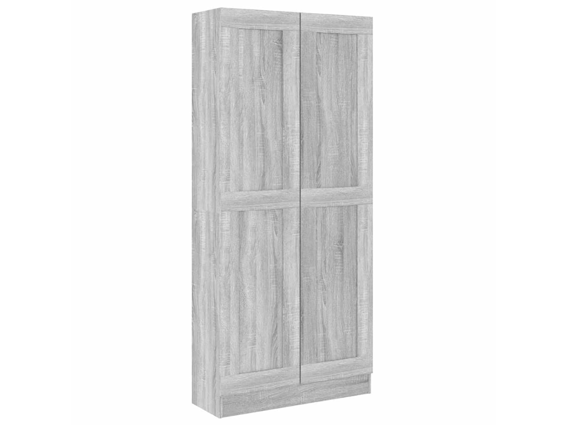 Book Cabinet, Book Cabinets Vidaxl Cinzeto Madeira Processada (n/a)