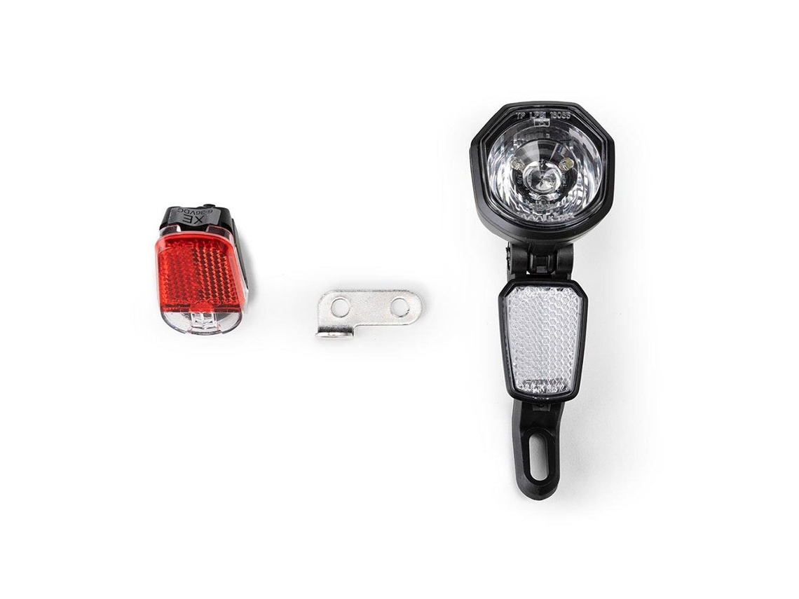 Conjunto de Luzes para Mtb E-Bike Prateadowrc