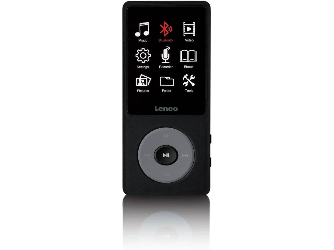 LEITOR MP3/4 BT LENCO XEMIO 860 CINZA (Outlet Caixa Aberta)