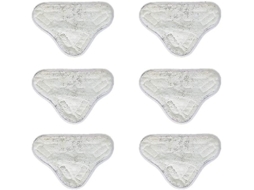 Esfregonas a vapor de microfibra 6 pçs almofadas de limpeza de substituição esfregona a vapor compatível com H2o X5 H20 lavável--