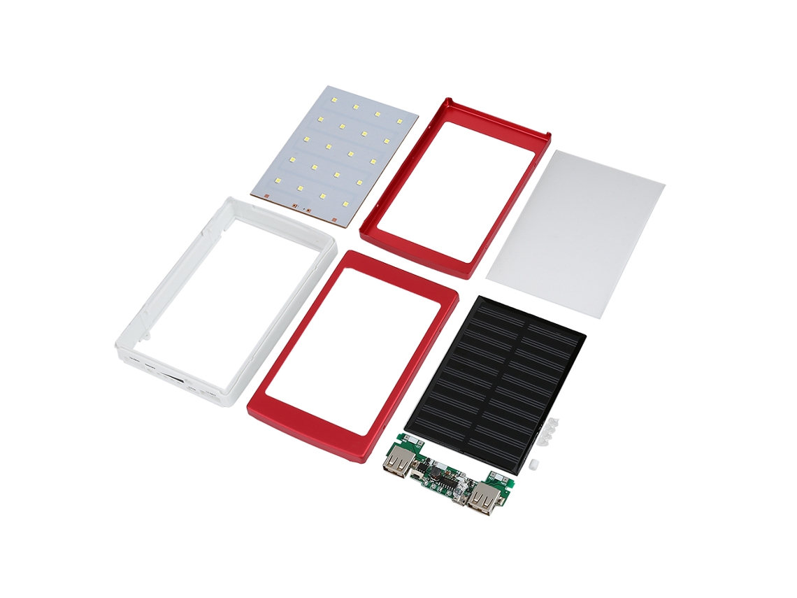 Kit de Power Bank Solar com Lanterna EOOCOO