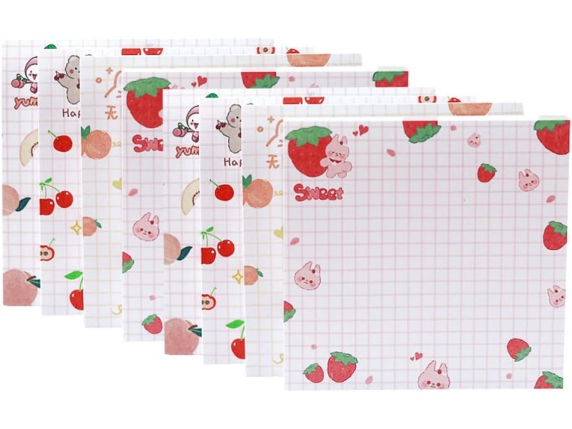 Bloc-notes Adhésif Créatif À Motif Fleurs, Papier Et Délicat, 640 Feuilles, Pour Bureau Et Enseignants