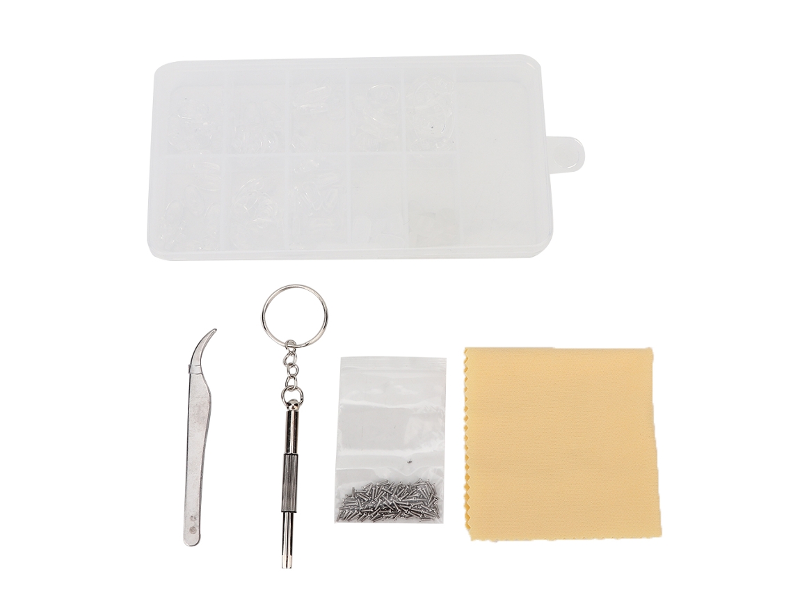 Kit de Reparo com Almofadas Nasais de Silicone Macio para Óculos e Óculos de Sol
