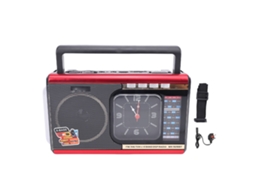 Altifalante Bluetooth EOOCOO (rádio Retrô, Multifuncional e Portátil)