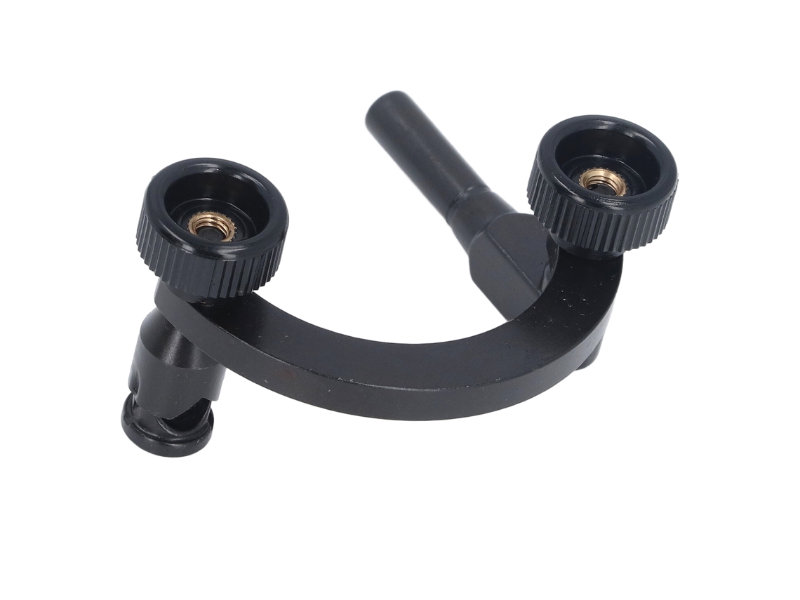 Soporte Curvo Para Indicador Dial De Acero Duro Com Buraco E Vara De 8mm Meia Lua
