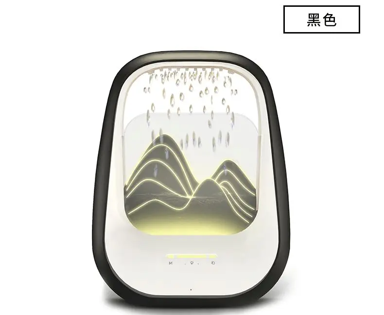 Caixa de Som Bluetooth MDUG para dormir com ruído branco, Mountain View, design de vista para a montanha