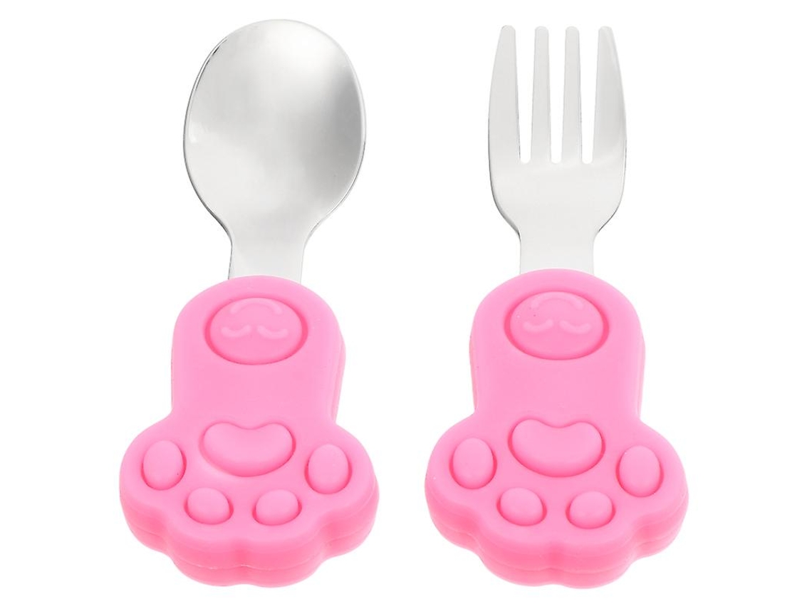 1 Conjunto De Colher De Aço Para Bebê