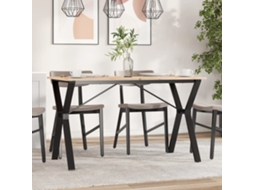 Vidaxl Pernas Para Mesa De Jantar Estrutura Em Y Aço