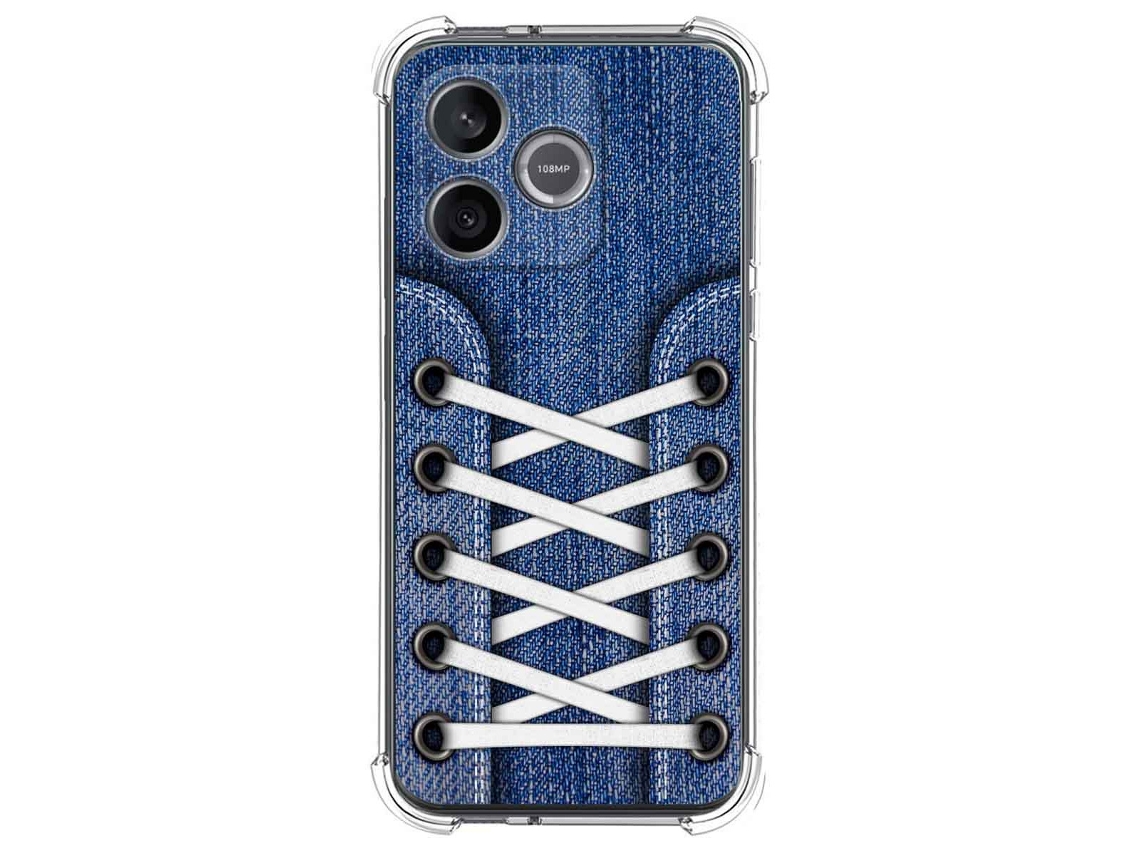 Capa Tumundosmartphone De Silicone À Prova De Choque Para Honor 600 Lite 5g Com Estampa De Tênis 01 Desenho