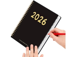 Planificateur Mensuel 2026 Bloc-notes D'emploi Du Temps 12 Meses