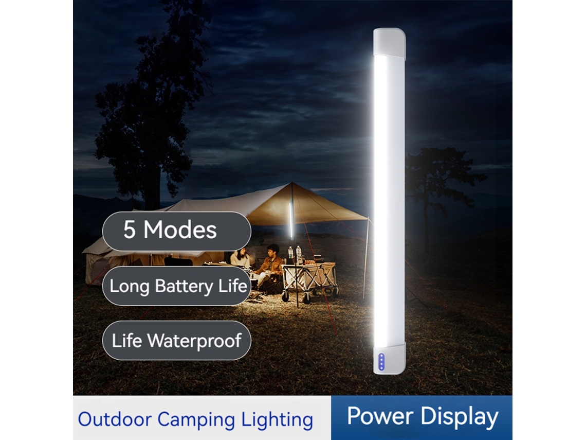 Lanterna Led Super Brilhante para Acampamento Outdoor com 5 Modos, Magnética e Carregamento Usb | S/MARCA