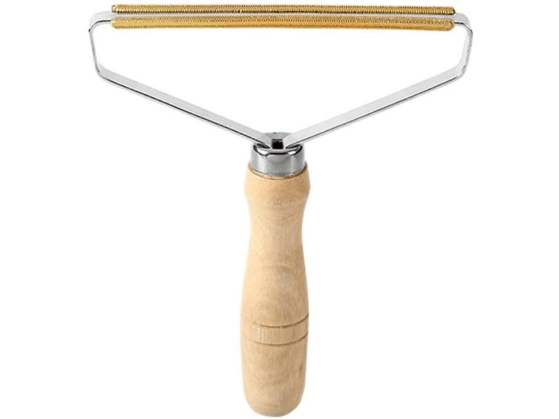 Escova removedora de pelos manual, navalha anti-pilling, escova para suéter de madeira, removedor de fiapos, barbeador de fuzz para tapete 486 PILPOIL
