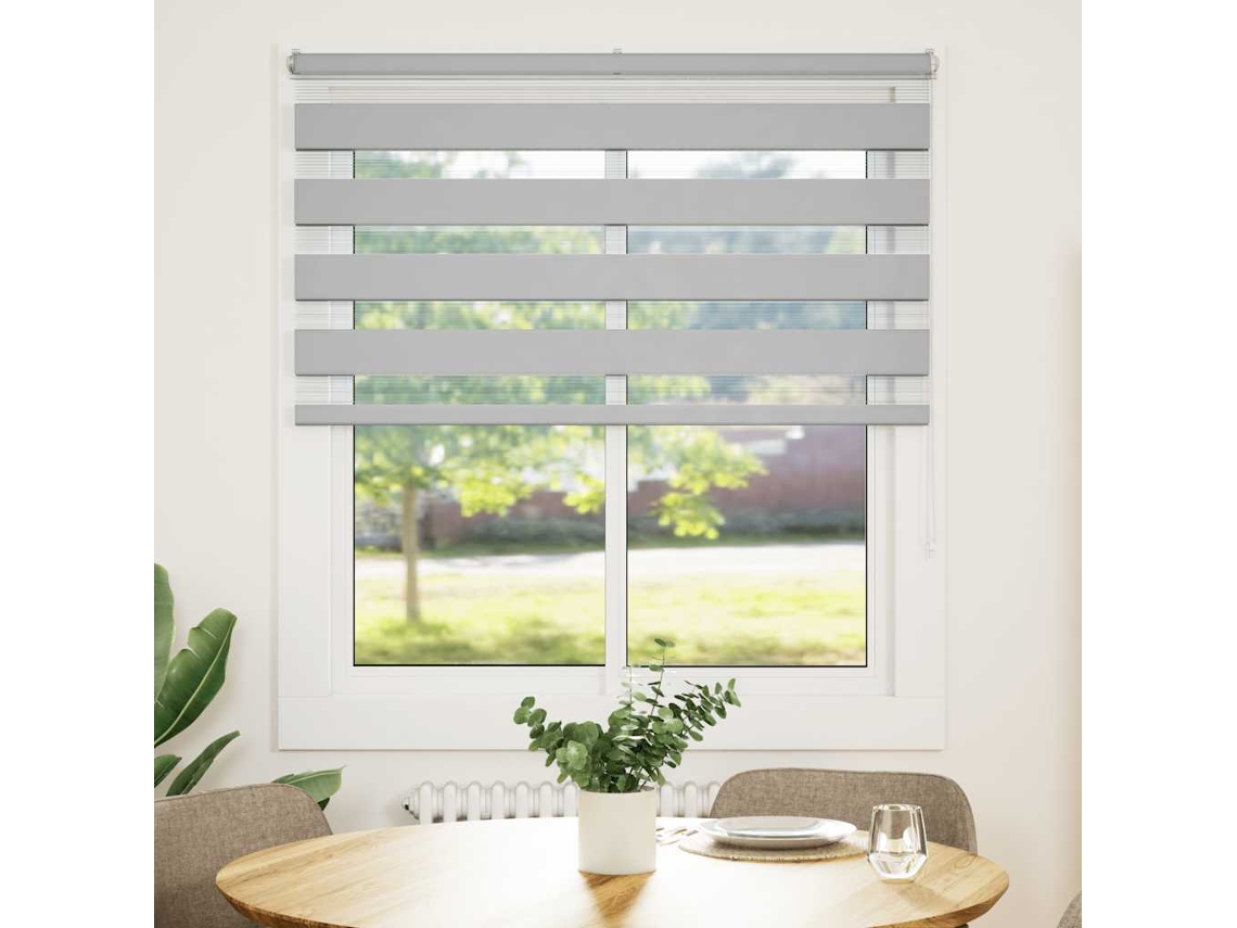 Maison Exclusive - Cortina De Zebra 135x150 Cm Largura Do Tecido 130,9cm Poliéster
