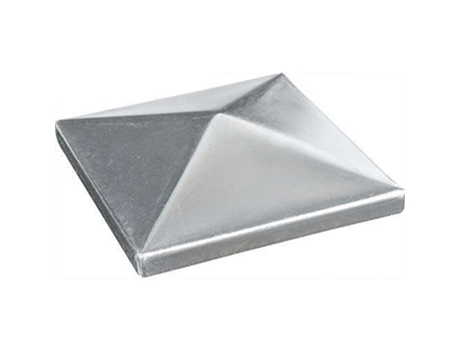 IBFM 398100 galvanizado Tampão para postes de madeira 100 x 100 mm em aço galvanizado - 398100 GALVANIZADO