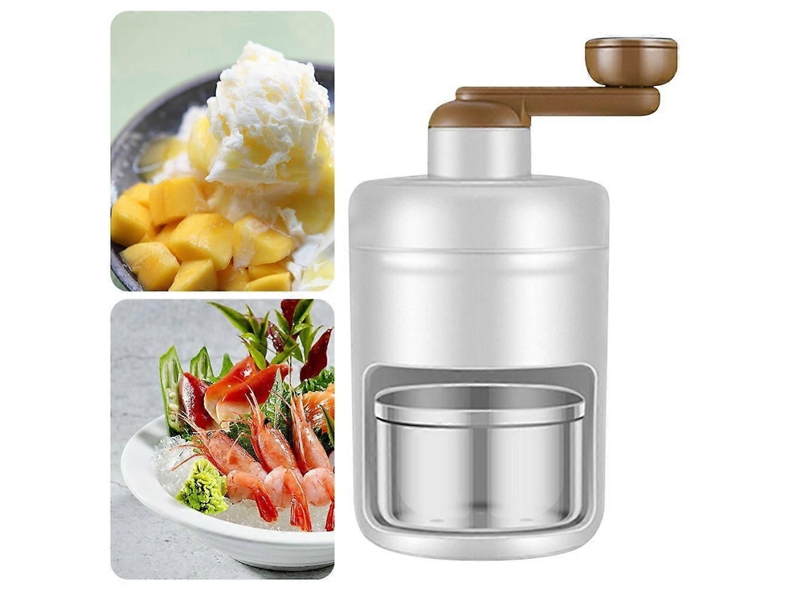 Máquina de Raspadinha Manual com Manivela para Uso Doméstico, Portátil e Compacta. TAISHENGDA