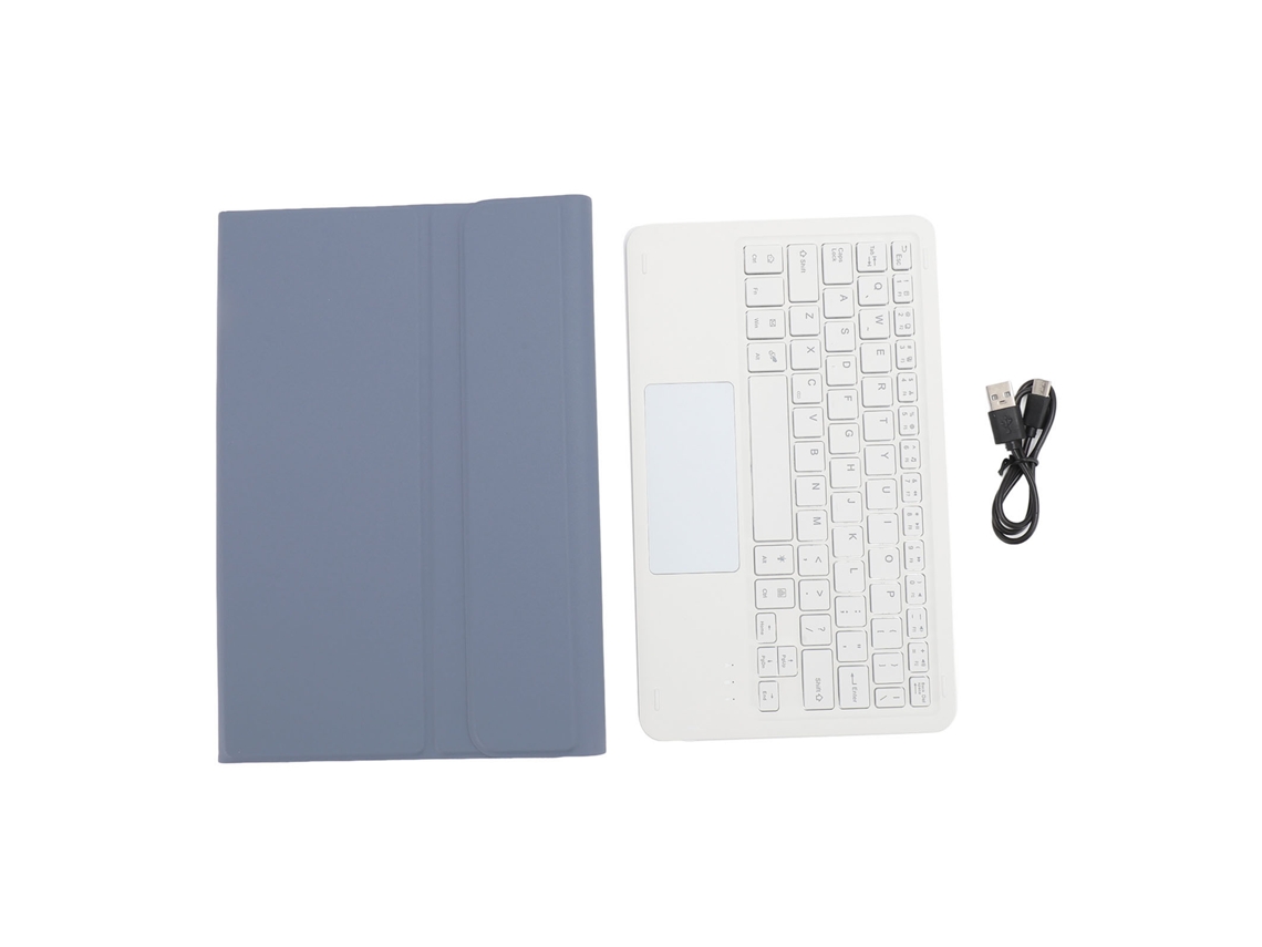 2026zentro-capa De Transporte Com Teclado Bluetooth Sem Fio Para Xiaomi Mi Pad 5 5 Pro 11 Polegadas Roxa