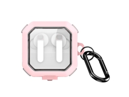 Capa Protetora Halinuia Tpu Transparente Fosco Modelo Bg4 (compatível Galaxy Buds4/4 Pro, Acabamento Mate Suave)
