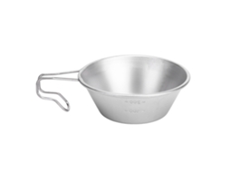 Camping Copo Primerox de Aço Inox com Alça | S/MARCA