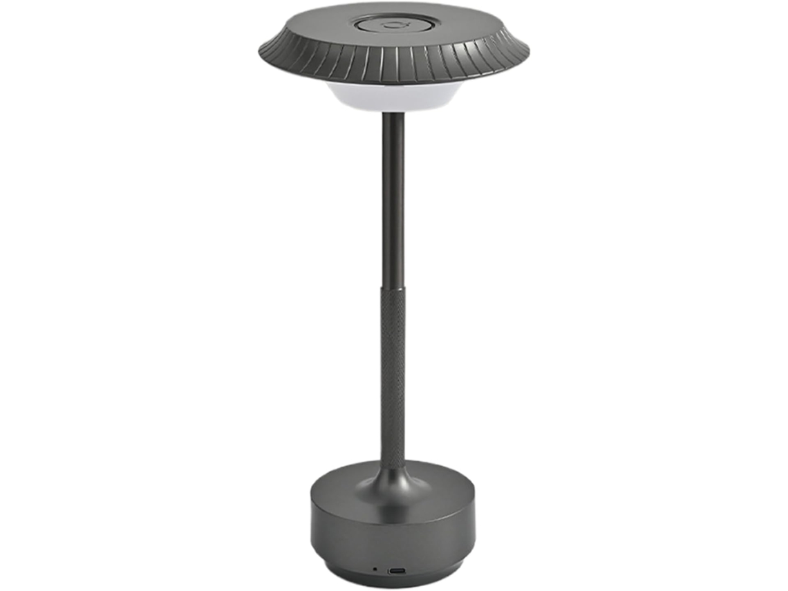 Luminária de mesa genérica com toque retrô e recarregável