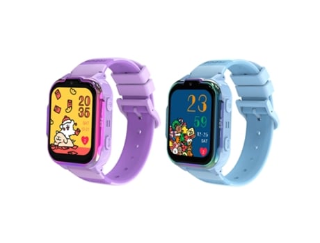 Smartwatch PETHUEL 4G Gps Chamada de Vídeo Alerta Sos Função de Alarme de Área Monitoramento Do Histórico de Deslocamento Dh20 Azulroxo