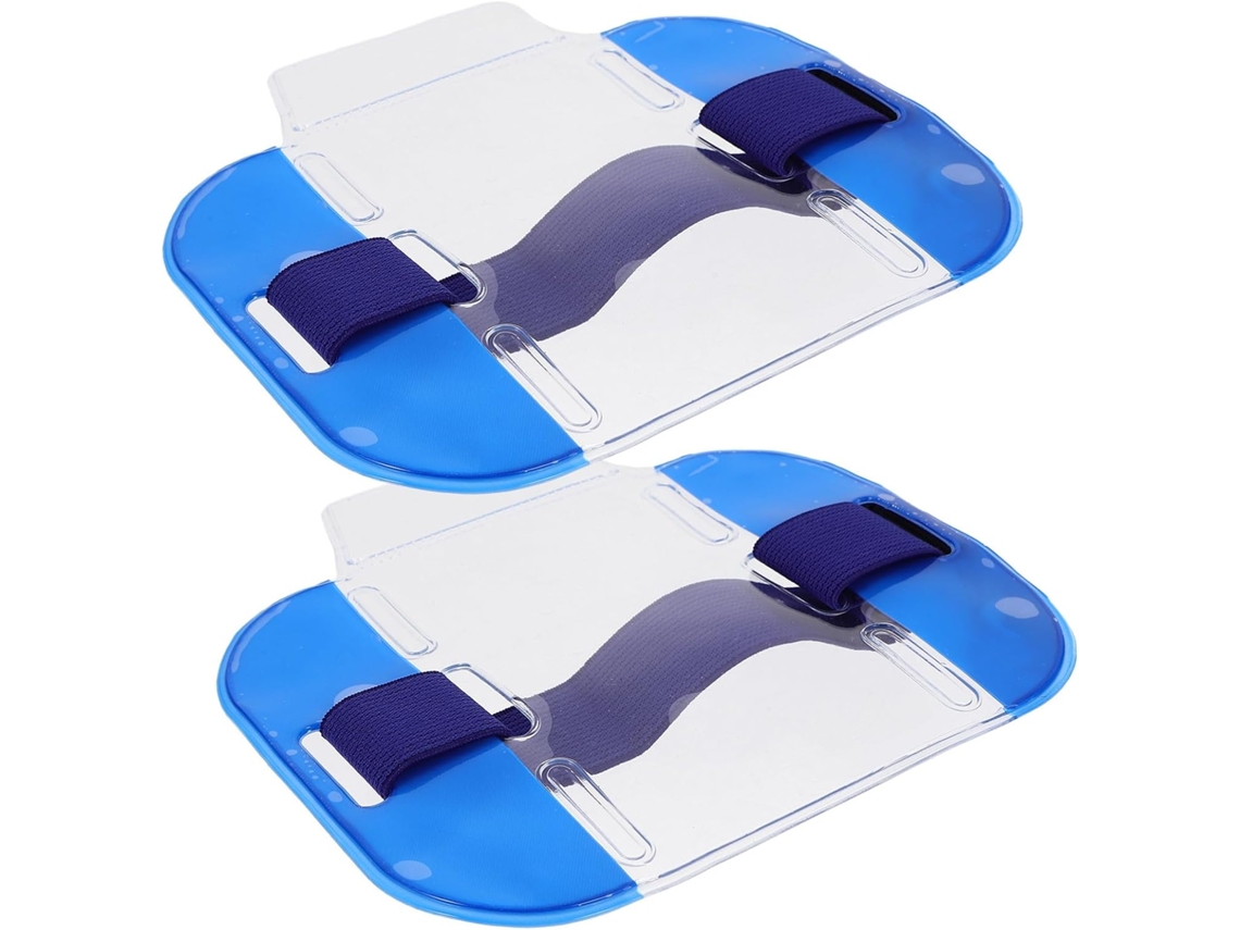 Porta Crachá Magiclulu Portátil, Leve E Ajustável, Em Pvc E Nylon, Pacote Com 2 Unidades, Identificação