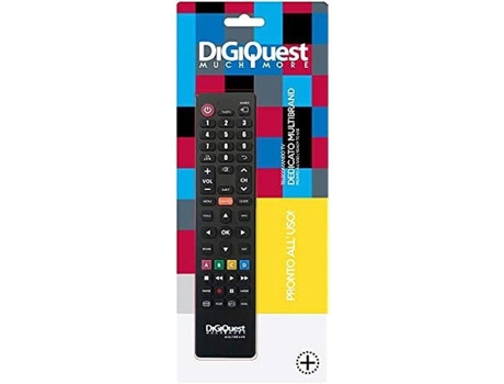 Controle Remoto Universal Multimarcas para TV Compatível com Todas as TVs Sony, Samsung, Philips, LG e com Controle Infravermelho DIGIQUEST