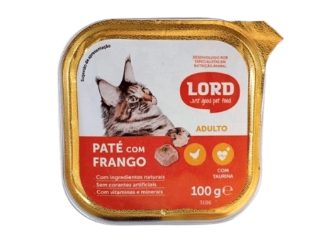 Paté LORD Gato com Frango 100Gr