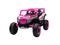 Carrinho Elétrico Infantil Utv 12v de 2 Lugares, 4x4, com Controle Remoto e Função Balanço, para Crianças de 3 a 6 Anos, Meninos e Meninas. TOPBRICO