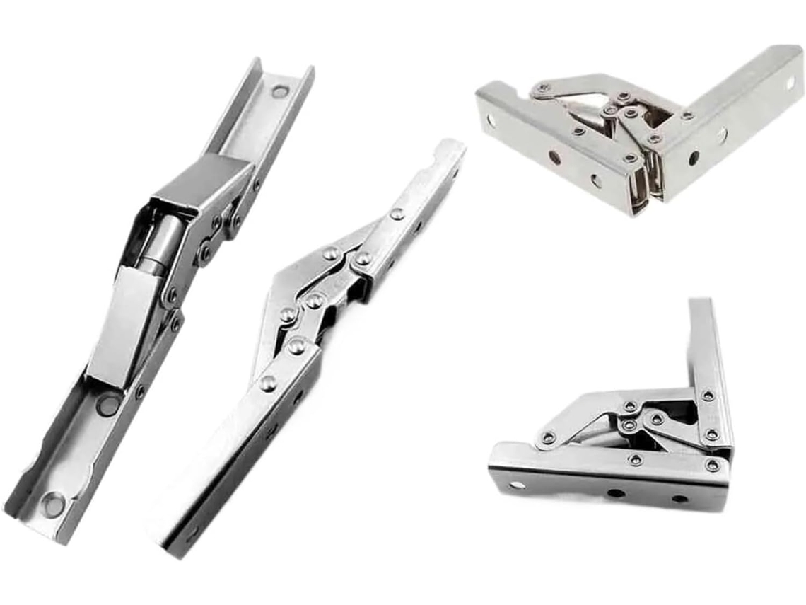 2 Dobradiças Ajustáveis Para Portas De Armário Com Suporte