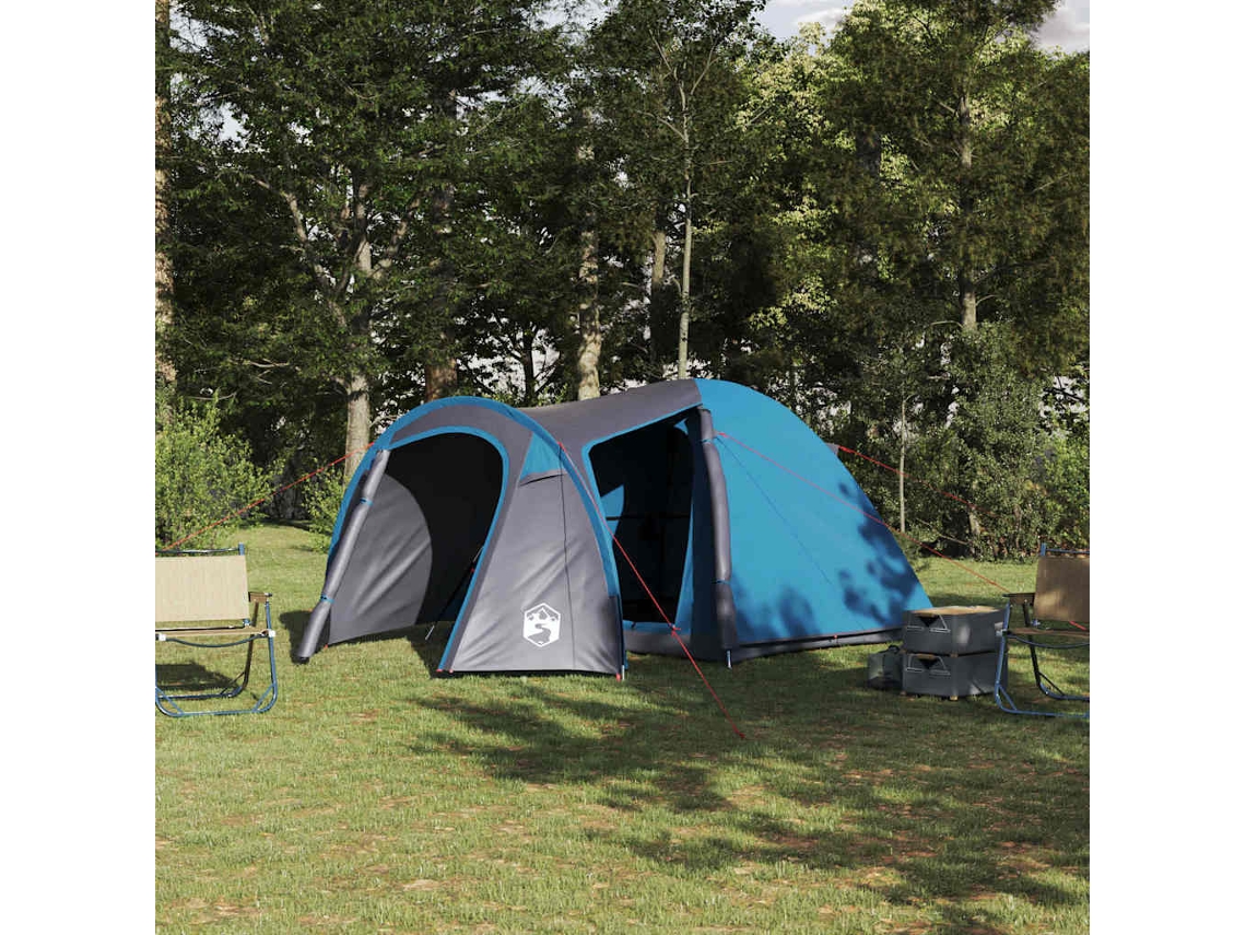 Vidaxl Barraca Em Forma De Cúpula Cúpula Azul 384 X 254 X 170 Cm
