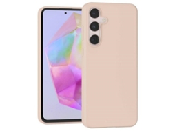 Capa Gentil para Samsung Galaxy A35 MERCURY Pele Sintética Rosa