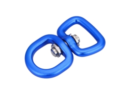 Conector Giratório de Chave Alumínio Azul Escuro