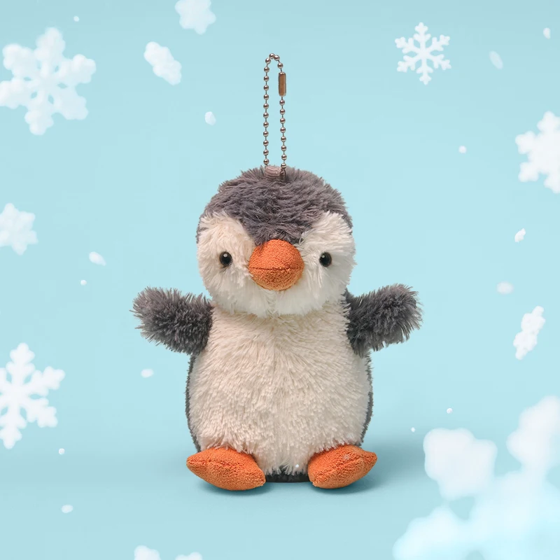 (pinguim) Chaveiro De Pelúcia Fofo De 10 Cm, Decoração Para Bolsa
