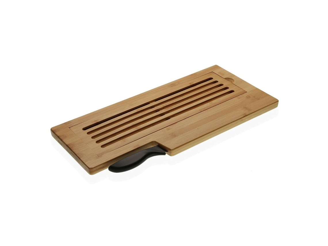 Tábua de Corte Versa 23 X 2 X 50 Cm Aço Bambu