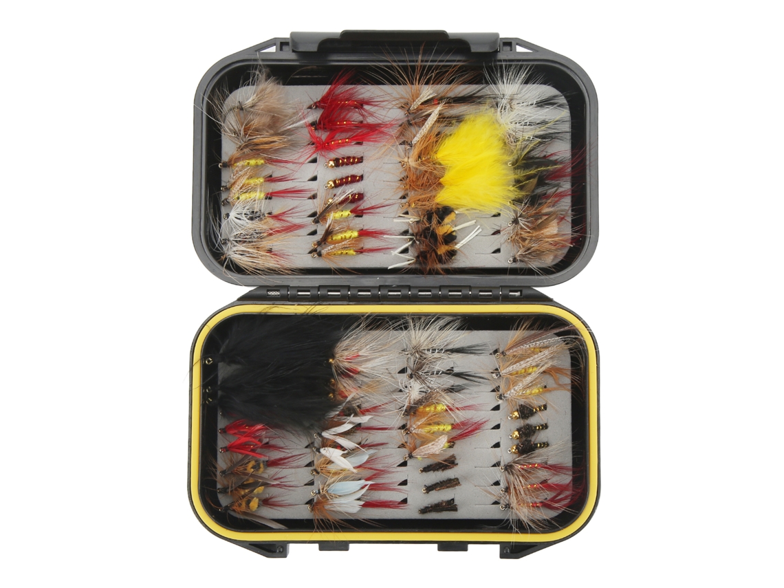 Bionic Hook Set, Bionic Fish Luring, Fly Fishing Special, 72-piece Boxed Imitation Fly Hook Fishing Lure Premium Set