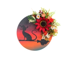 Guirlanda de Halloween Lua e Gatos LAXISCREED
