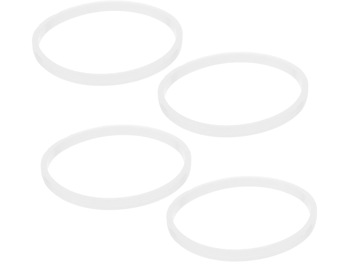 Conjunto De 4 Anéis Vedação Silicone Para Liquidificadores E