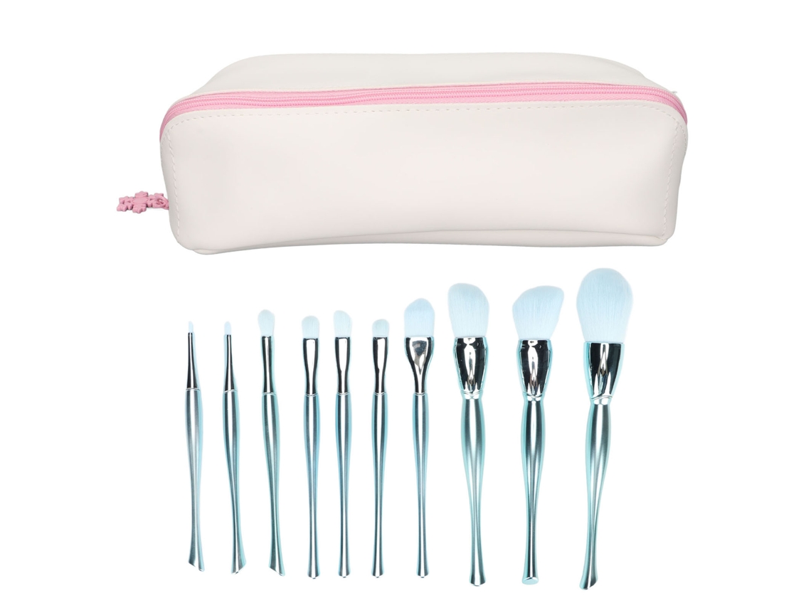 Kit De Pinceis De Maquiagem Diária Blush E Pó