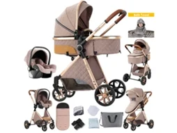 Carrinho De Bebé 3 Em 1 Sdbaby Trio Completo E Versátil