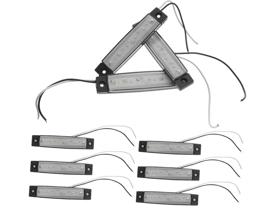 Lurrose Conjunto De 10 Faixas Led Para Luz Freio E Seta, Ideais Para Carros, Reboques Ou Caminhões