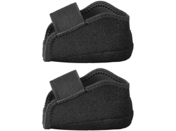 Protetor De Calcanhar Tamanho G 41-45 2cm, Par De Almofadas Gel Antiderrapantes Com Absorção Impacto, Capa Protetora