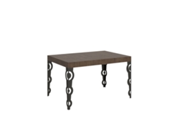 Mesa Extensível Karamay 140/224x80cm Pés Nogueira Antracite Itamoby