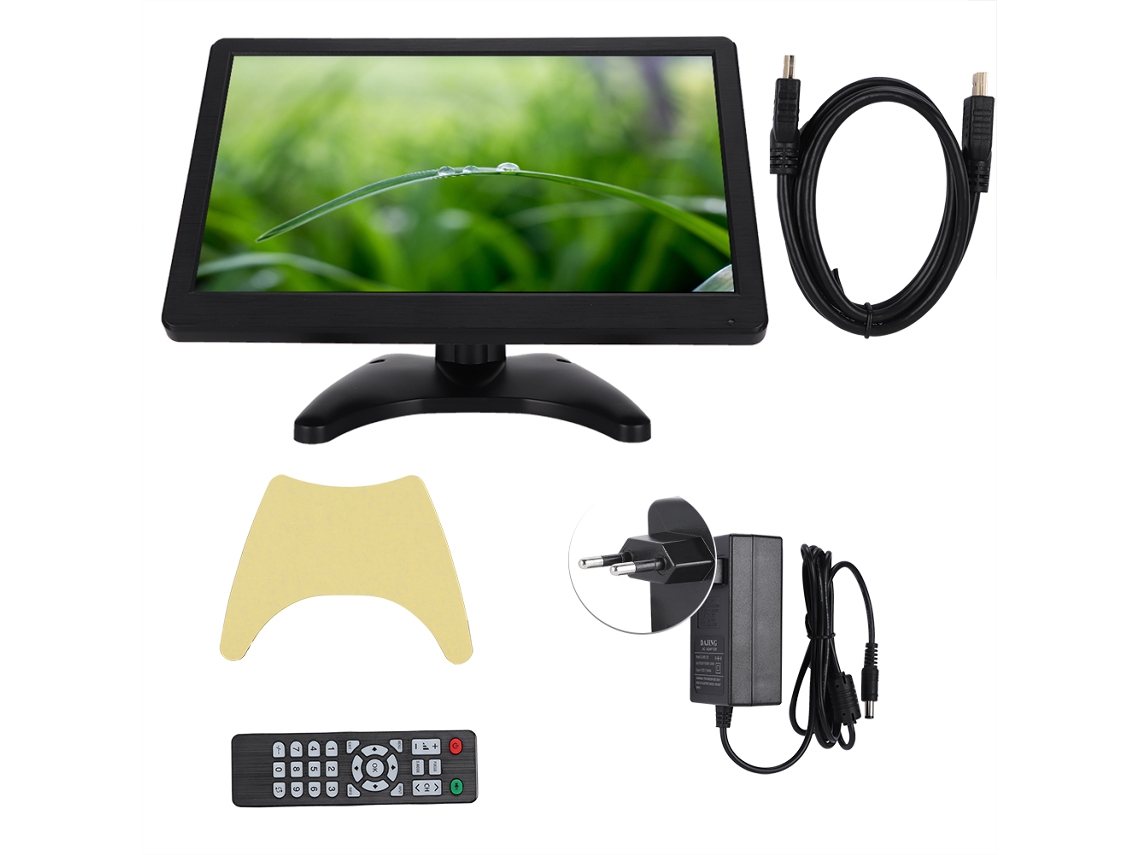 Monitor Led de 11,6 Polegadas 16:9 1366x768 100 240v Monitor de Vídeo e Áudio EOOCOO (vga Hdmi)