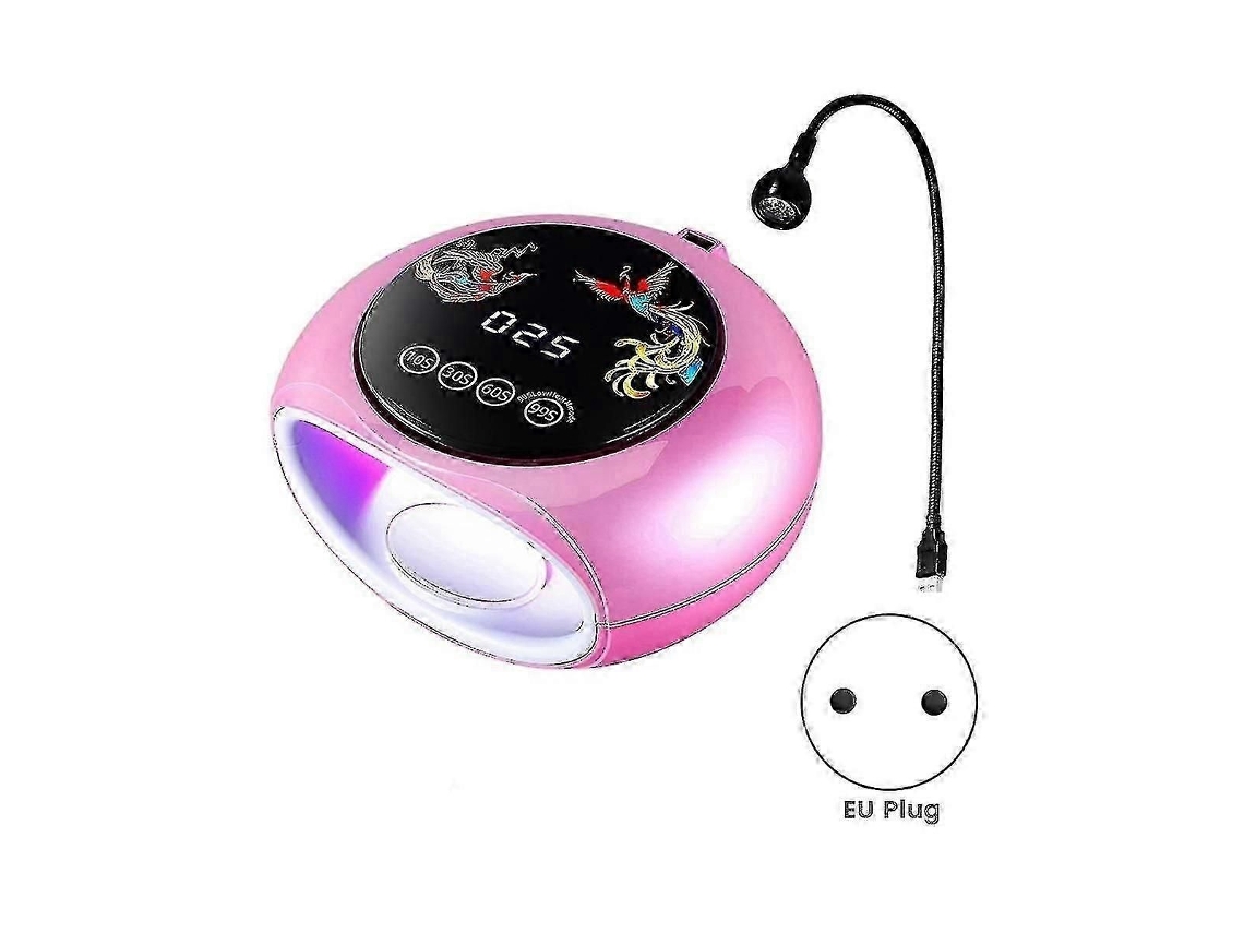660nm Comprimento de Onda Lâmpada Unha Luz Vermelha com 360 Graus Uv Cura Máquina Fototerapia Led Un Has Ne GOKOCO